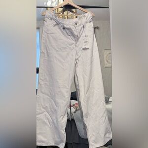 Zara mid rise, full length, flare jeans